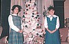 Diana and Toni-Kay ~Christmas 1958