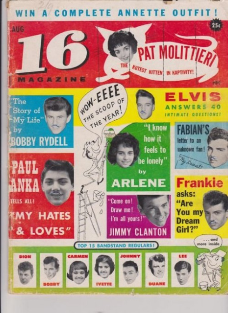 ~ SOLD ~  16 Magazine August 1960