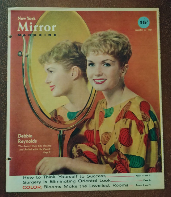 New York Mirror Magazine March 8, 1959 - Debbie Reynolds