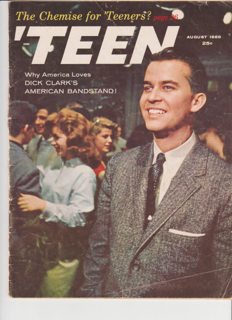 TEEN Magazine August 1958 American Bandstand cover